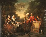 William Hogarth The Fountaine Family painting
